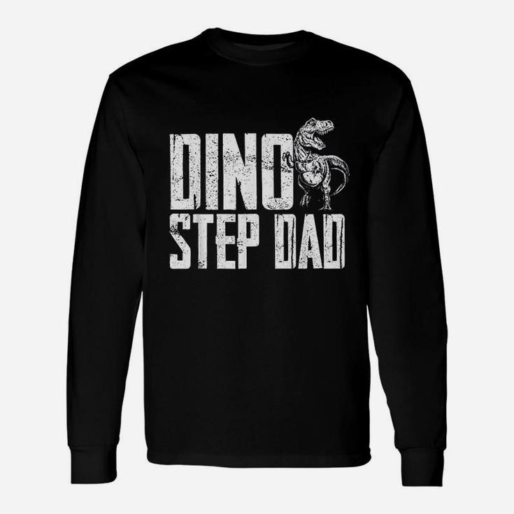 Dino Step Dad Dinosaur Matching Long Sleeve T-Shirt