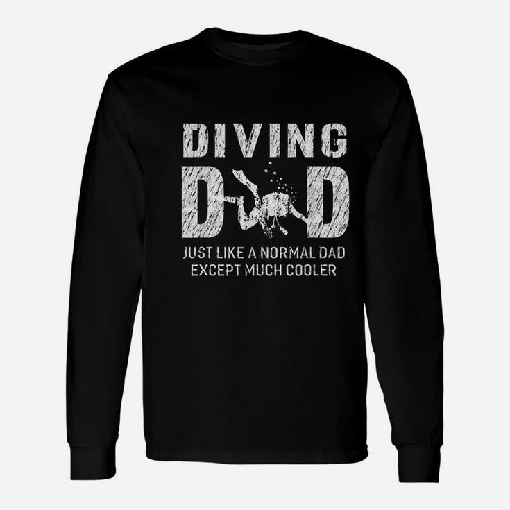 Diving Dad For Father Scuba Diving Men Long Sleeve T-Shirt