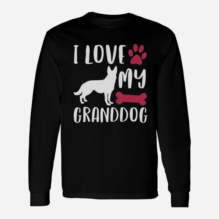 Dog Grandma Grandpa Granddog Long Sleeve T-Shirt