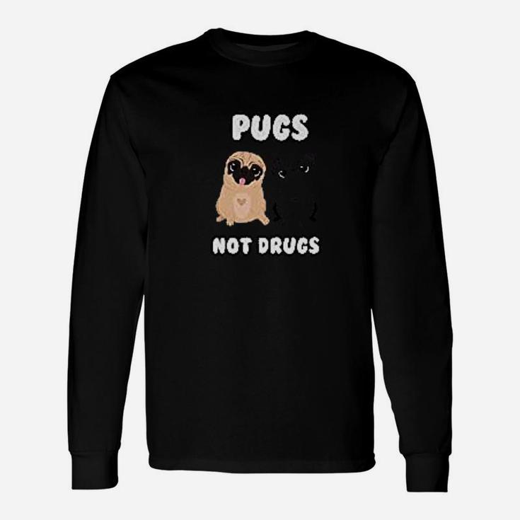 Dog Mom Pug Kawaii Dog Long Sleeve T-Shirt