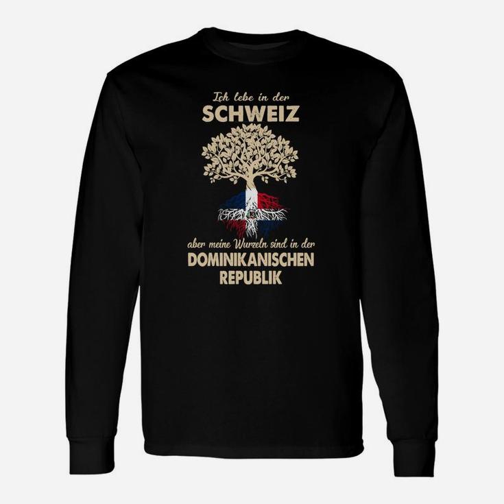 Dominikanischen Meine Wurzeln Langarmshirts