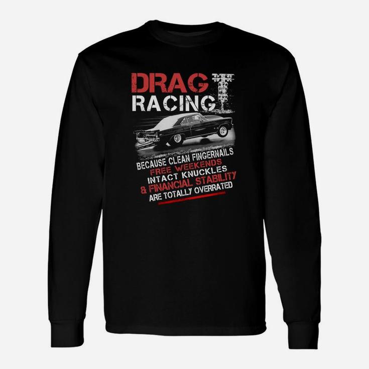 Drag Racing T-shirt T-shirt Long Sleeve T-Shirt
