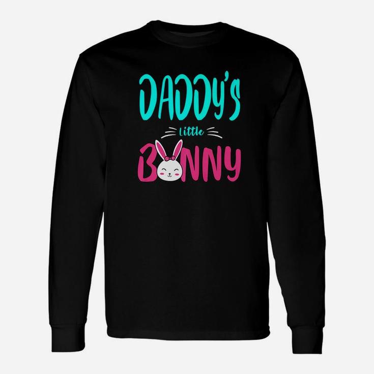 Easter Egg Hunt Daddys Little Bunny Girls Boys Long Sleeve T-Shirt