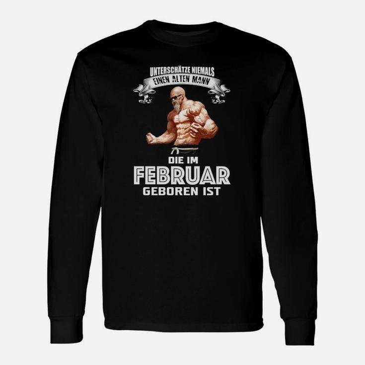 Einen Alten Frau Die Im Mai Geboren Februar Shrit Langarmshirts