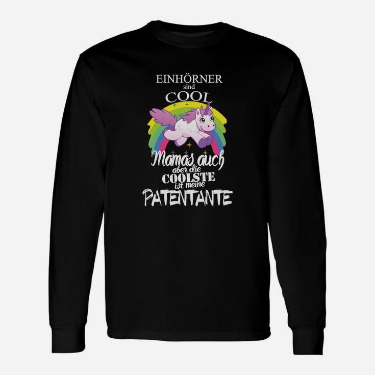 Einhorn Spruch Langarmshirts für die Coolste Patentante