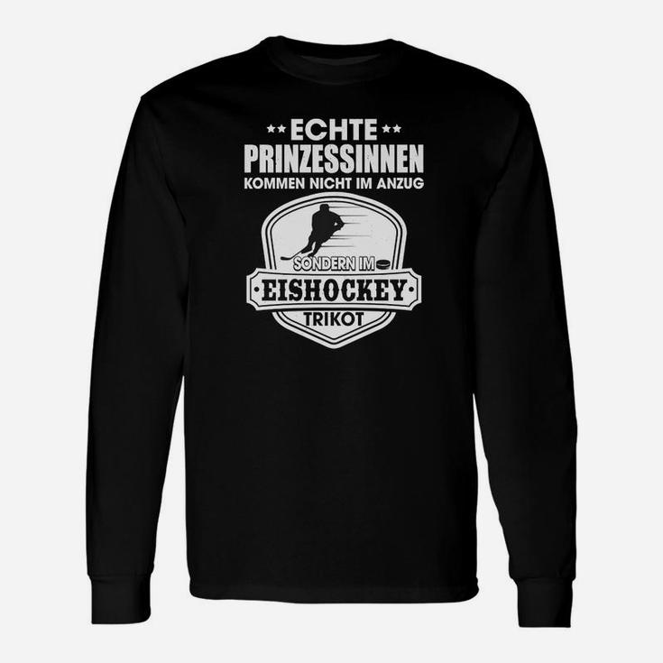 Eishockey Prinzessinnen Langarmshirts, Fansprüche Eishockey-Trikot