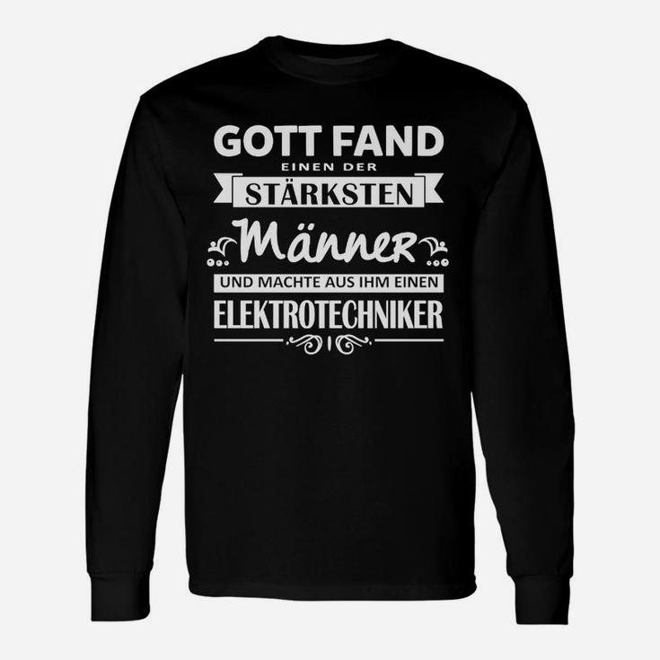 Elektrotechniker Stolz Langarmshirts, Ehrung Starker Männer