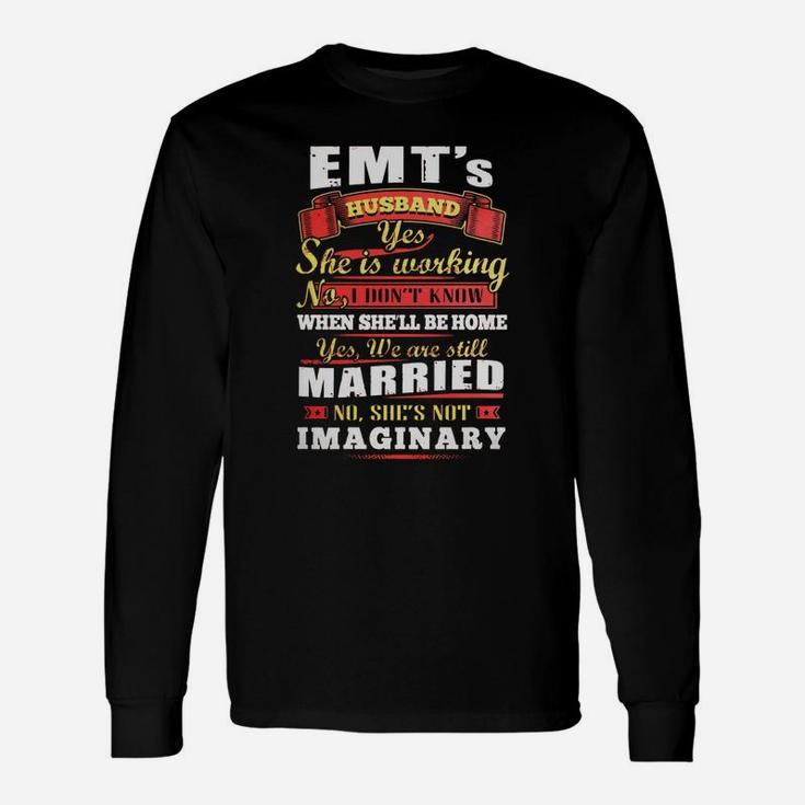 Emts Husband Long Sleeve T-Shirt