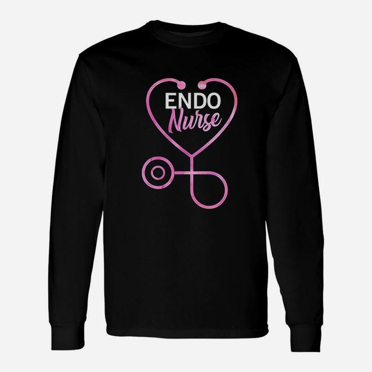 Endo Nurse Gastroenterology Endoscopy Gi Nurses Week Long Sleeve T-Shirt