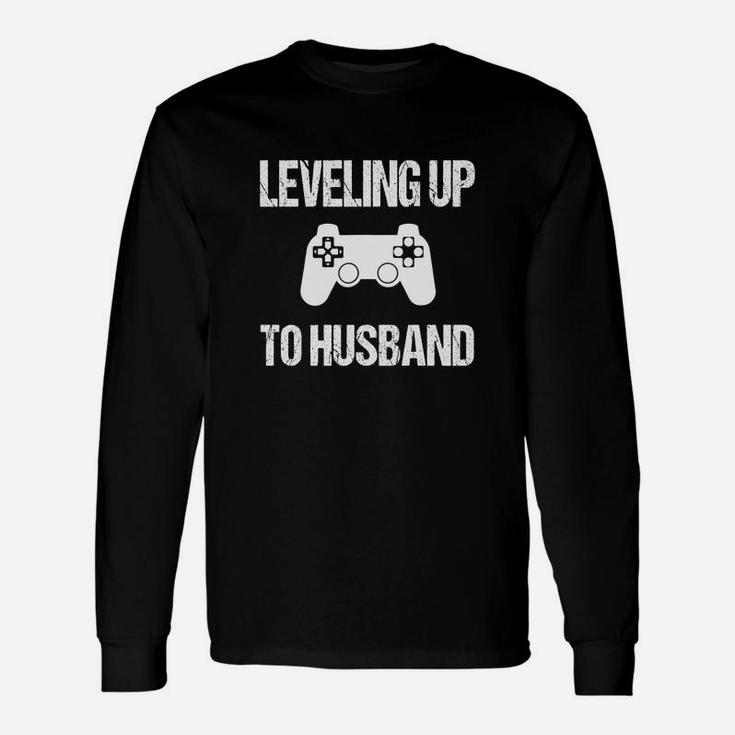 Engagement Tshirt For Groom Video Game Lovers Long Sleeve T-Shirt