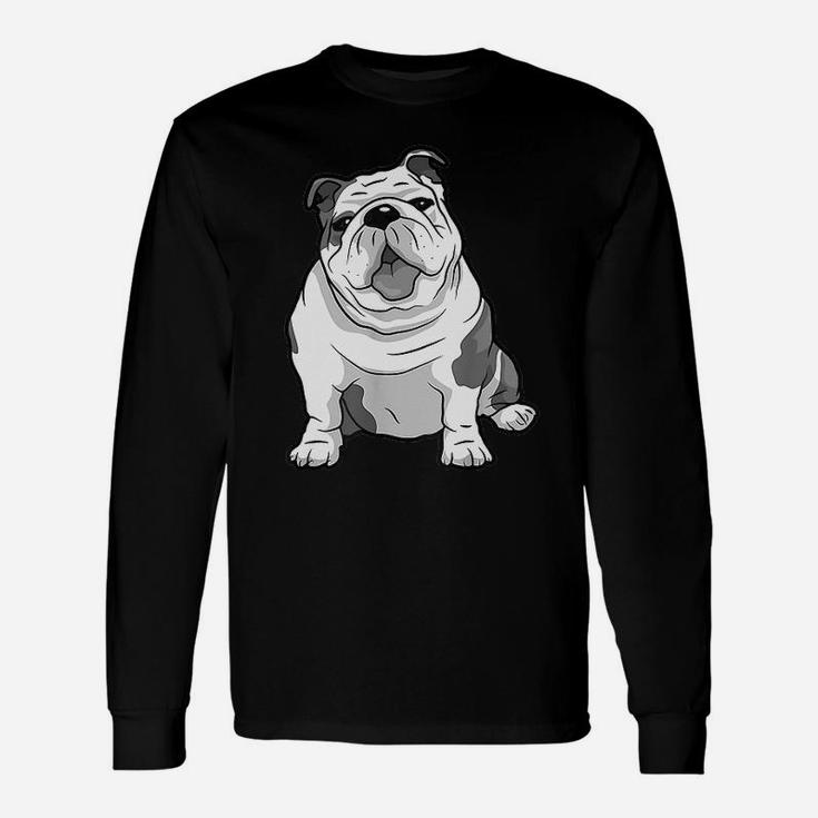 English Bulldog Graphics Long Sleeve T-Shirt