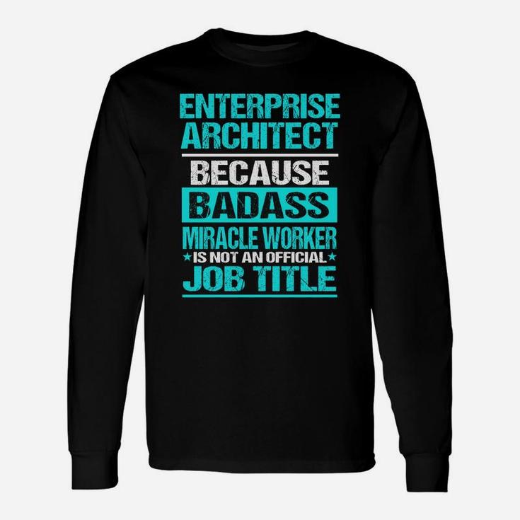 Enterprise Architect Long Sleeve T-Shirt