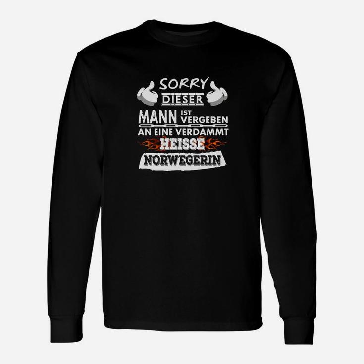 Entschuldigung Ein Norwegerin- Langarmshirts