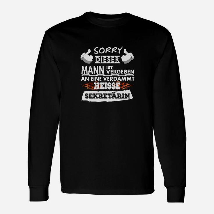 Entschuldigung Ein Sekretärin Langarmshirts