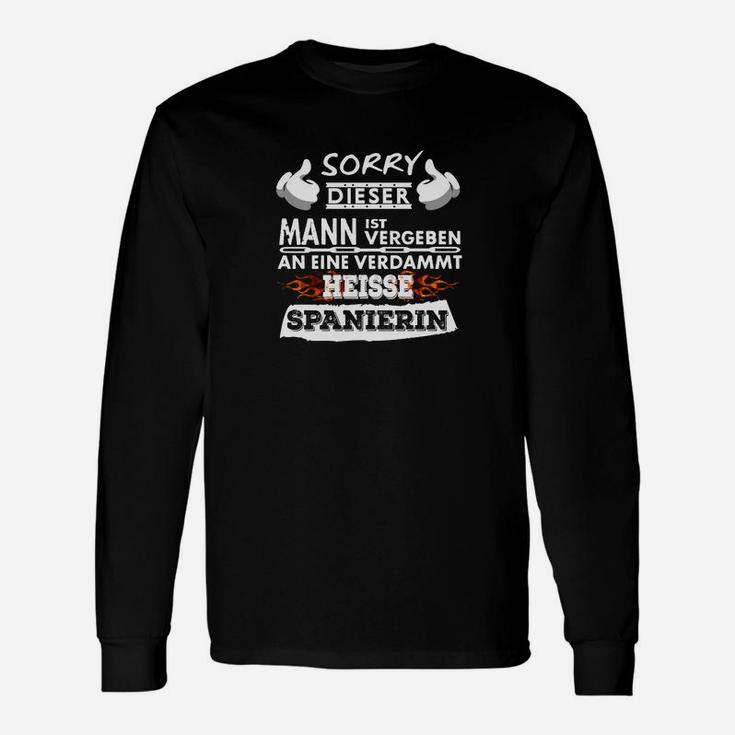 Entschuldigung Ein Spanierin- Langarmshirts