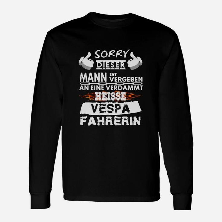 Entschuldigung Ein Vespa-Fah- Langarmshirts