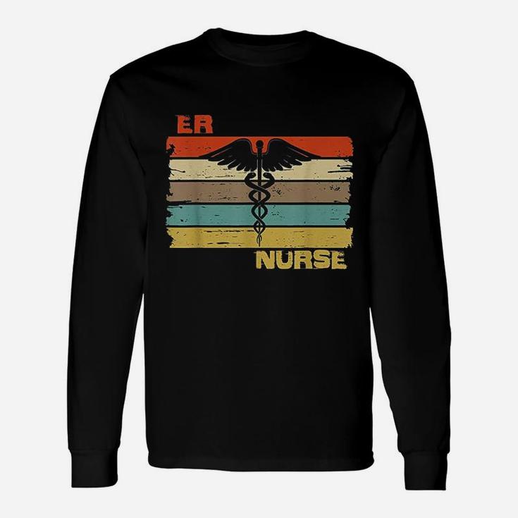 Er Nurse Emergency Room Vintage Long Sleeve T-Shirt