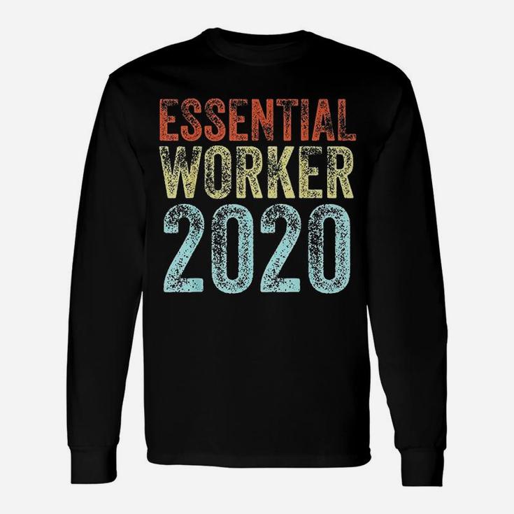 Essential Worker 2020 Job Vintage Employee Long Sleeve T-Shirt