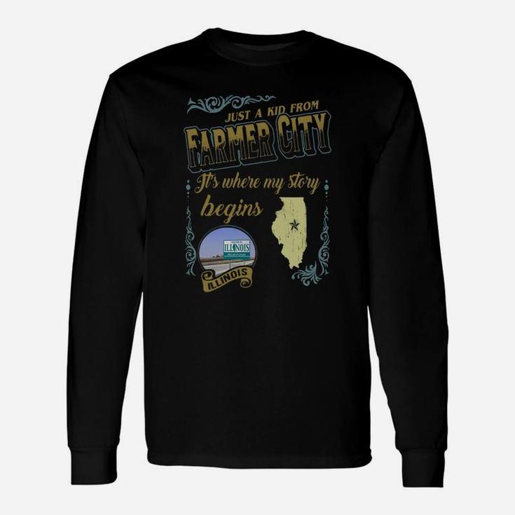 Farmer City-illinois Long Sleeve T-Shirt