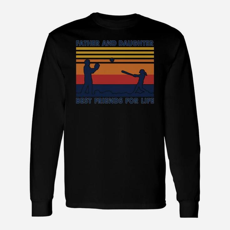 Father And Daughter Best Friends For Life Vintage Long Sleeve T-Shirt