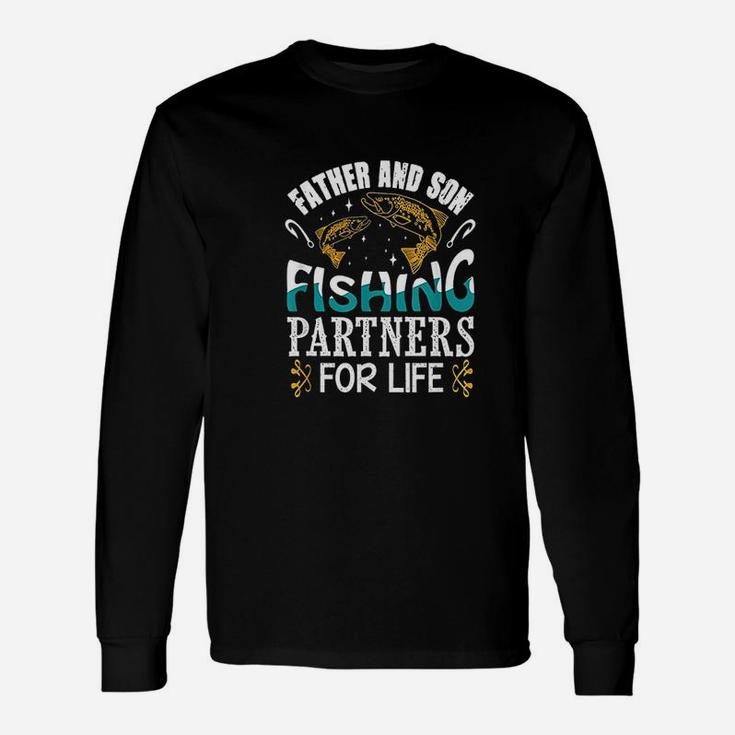 Dad and Daughter Fishing Partners for Life Fisherman Gift T-shirts unisex Tees Black/S