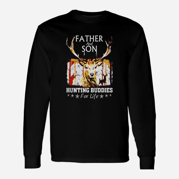 Father And Son Hunting Buddies For Life Shirt Long Sleeve T-Shirt