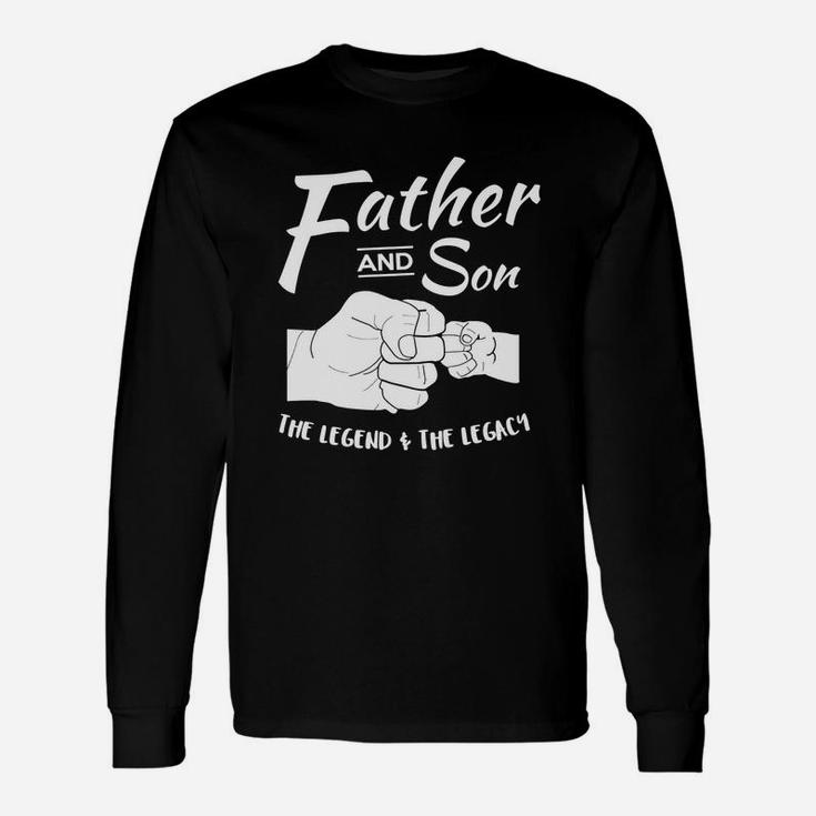 Father And Son Matching Outfits The Legend And The Legacy Long Sleeve T-Shirt