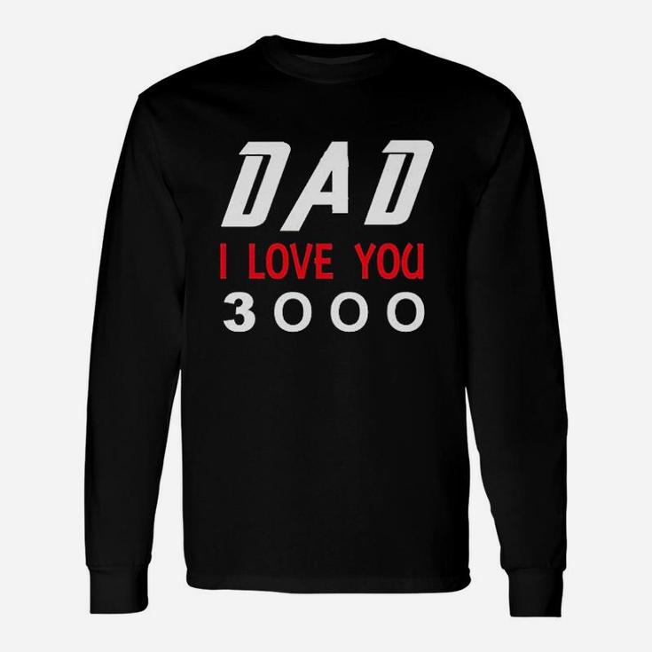 Fathers Day Baby Onesie, 1st I Love You 3000 Long Sleeve T-Shirt