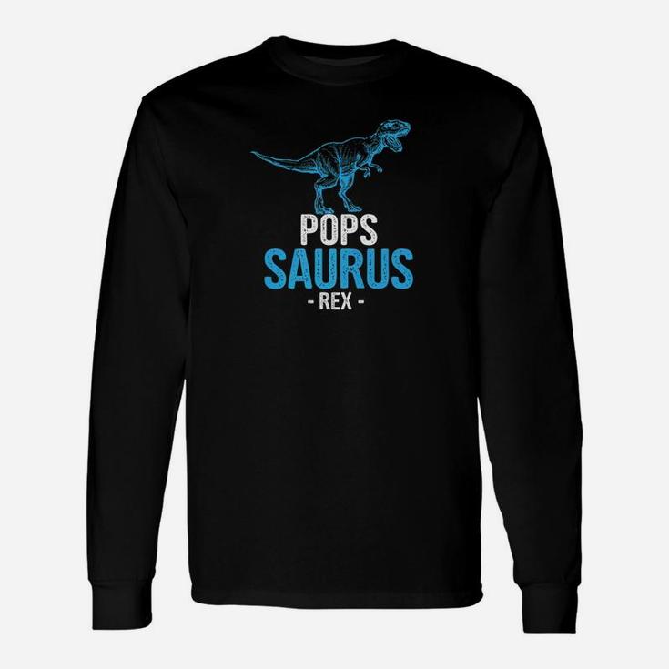 Fathers Day For Grandpa Pops Saurus Rex Premium Long Sleeve T-Shirt
