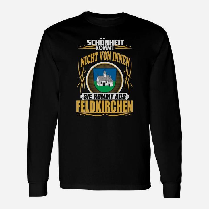 Feldkirchen Stolz Langarmshirts mit Schönheit aus Feldkirchen-Motiv