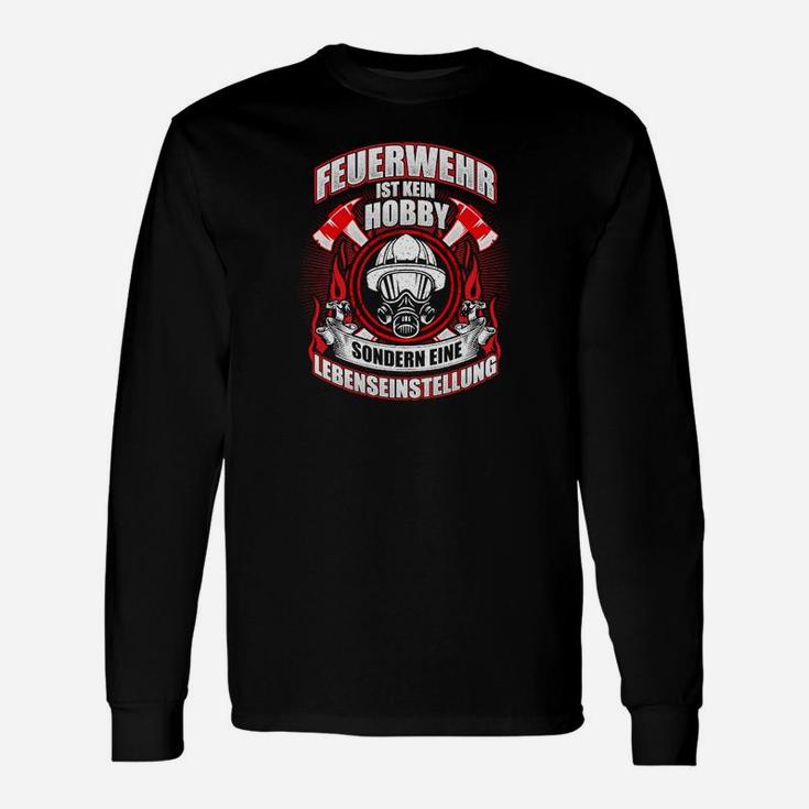 Feuerwehr Feuerwehrmann Feuerwehrfrau Langarmshirts