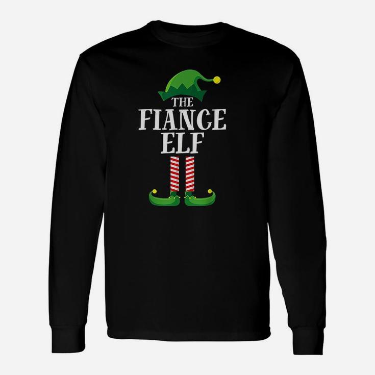 Fiance Elf Christmas Party Long Sleeve T-Shirt