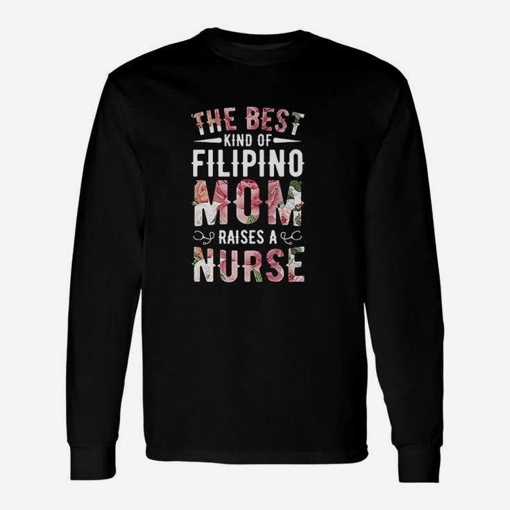 Filipino Mom Nurse Nursing Philippines Long Sleeve T-Shirt