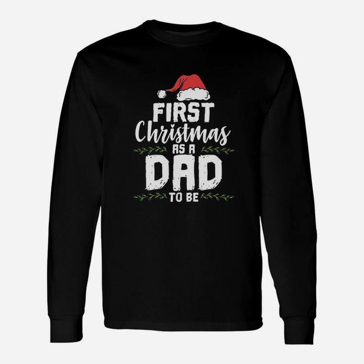 First Christmas As A Daddy To Be Future Father Long Sleeve T-Shirt