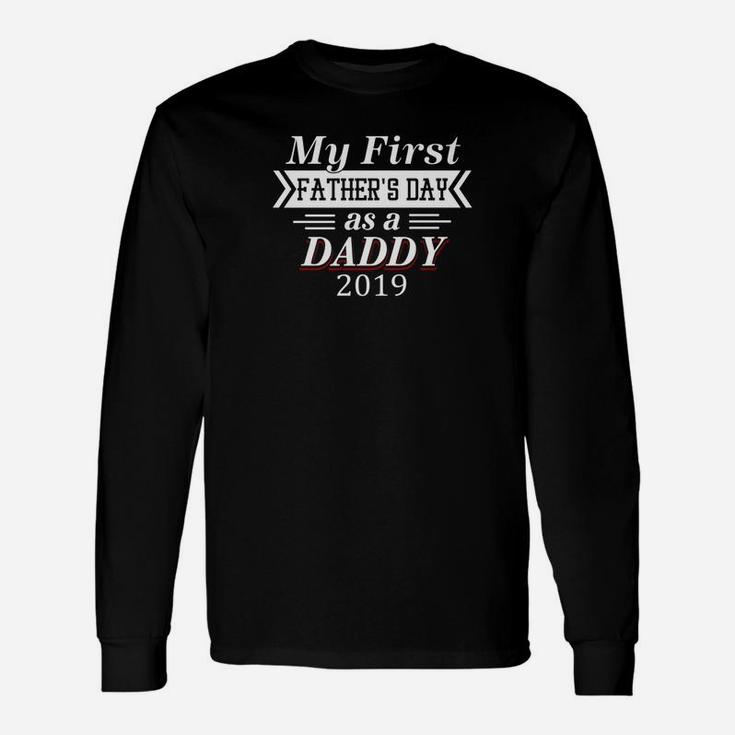 My First Fathers Day As A Daddy For Fathers Day Premium Long Sleeve T-Shirt