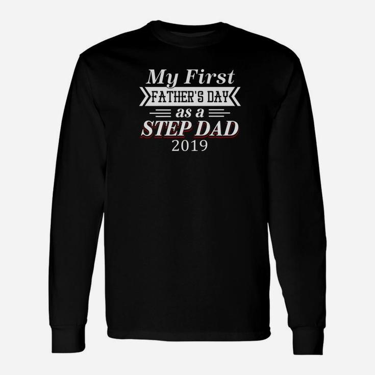 My First Fathers Day As A Step Dad For Fathers Day Premium Long Sleeve T-Shirt