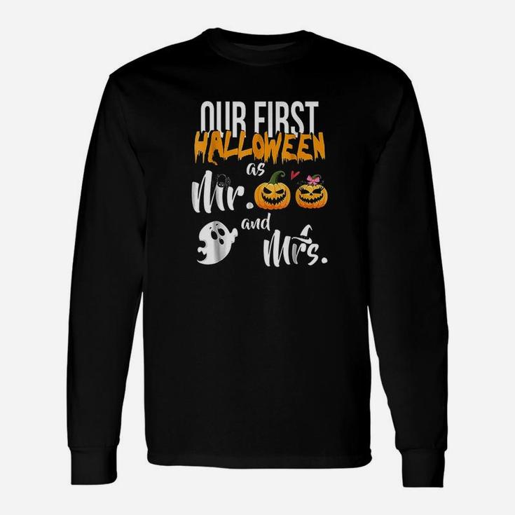 Our First Halloween As Mr. And Mrs. Long Sleeve T-Shirt