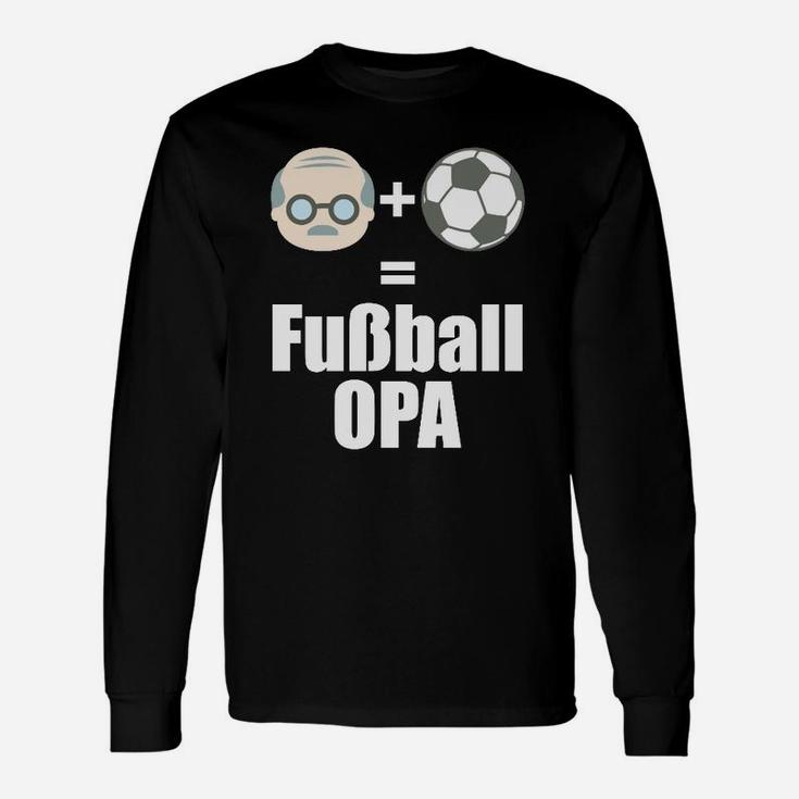 Fußball Opa Herren Langarmshirts, Geschenkidee für Fußballfans