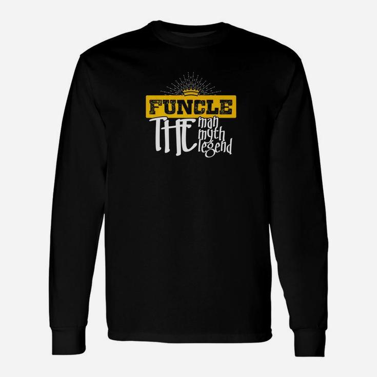 Funcle The Man Myth Legend Men Fathers Day Premium Long Sleeve T-Shirt