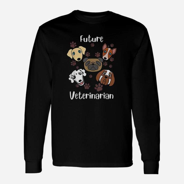 Future Veterinarian Cute Aspiring Vets Long Sleeve T-Shirt