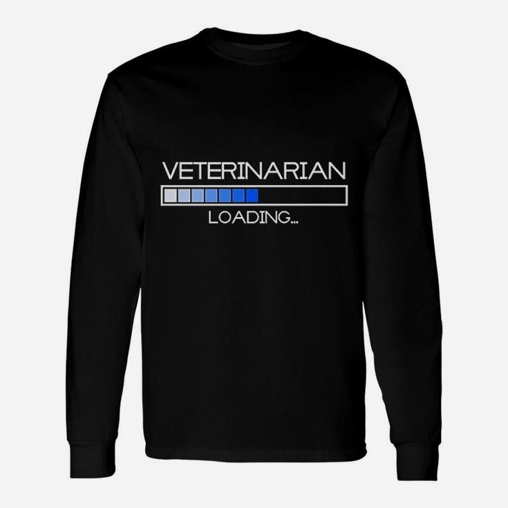 Future Veterinarian Loading Vet Pet Graduation Long Sleeve T-Shirt