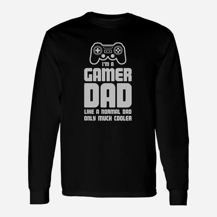 Gamer Dad For Father Cool Dads Gaming Long Sleeve T-Shirt