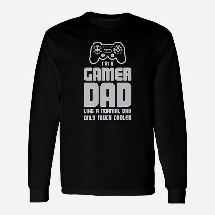 Gamer Dad For Father Cool Dads Gaming Long Sleeve T-Shirt