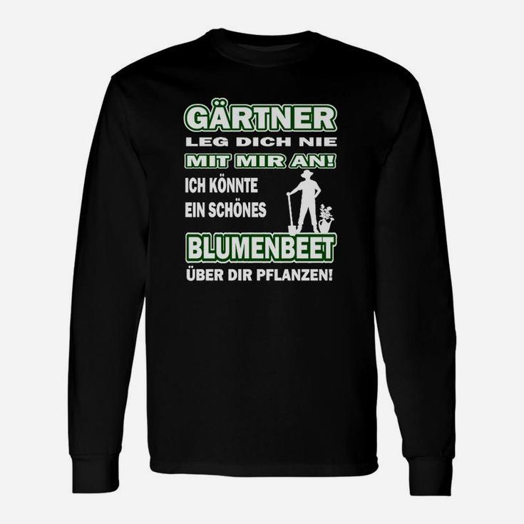 Gärtner Pflanzen Schöne Blumenbeete Langarmshirts