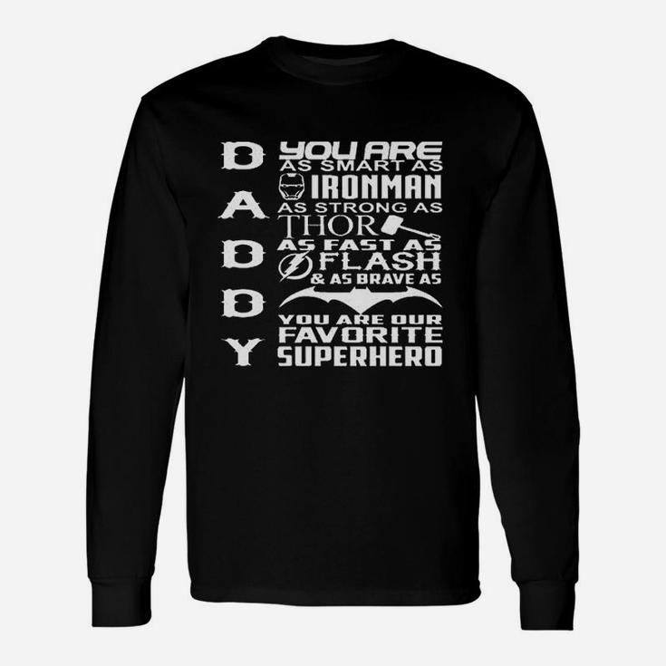Gawx Daddy Superhero, best christmas gifts for dad Long Sleeve T-Shirt