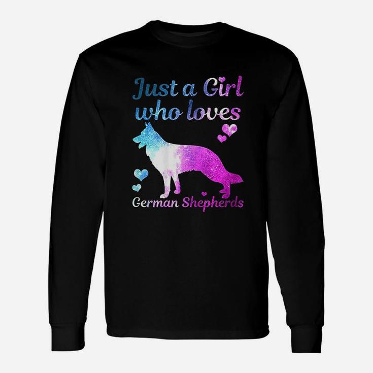 German Shepherd Dog Just A Girl Who Loves Dogs Long Sleeve T-Shirt