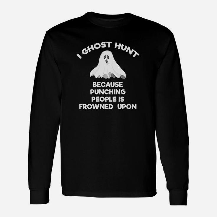 Ghost Hunting Ghost Hunter Punch Long Sleeve T-Shirt