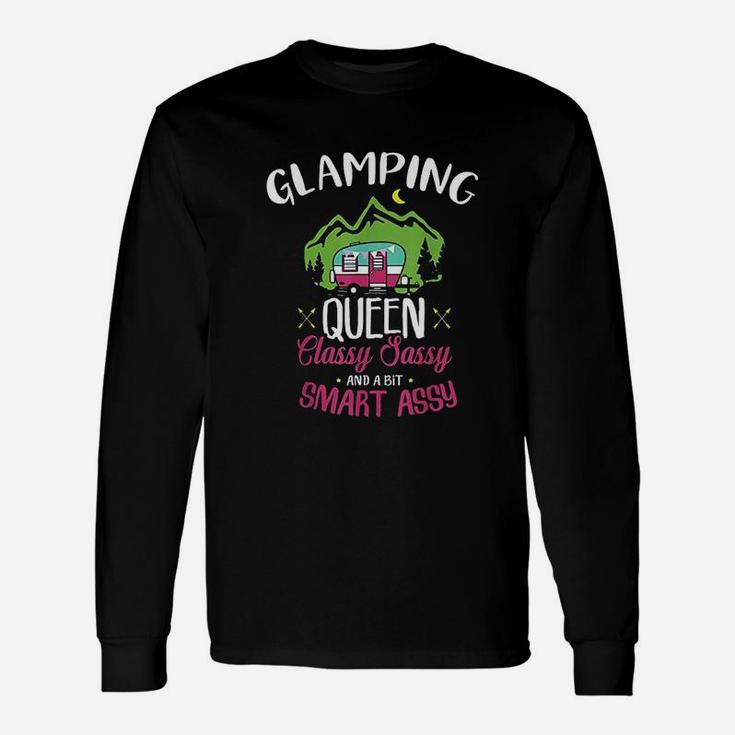 Glamping Queen Classy Sassy Smart Assy Camping Long Sleeve T-Shirt