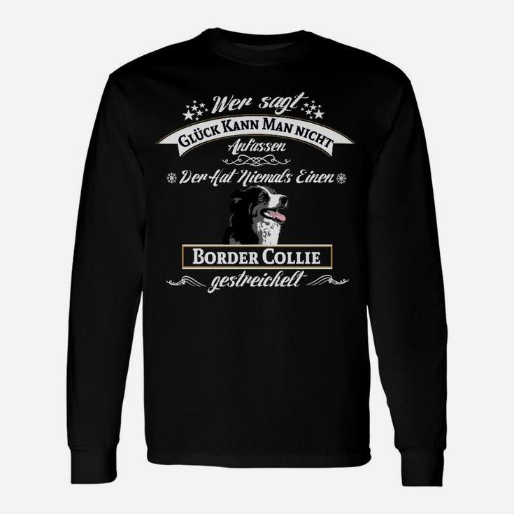 Glück Mit Border Collie Langarmshirts