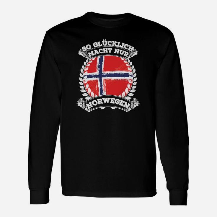 Also Glucklich Macht Nur Norwegen Langarmshirts